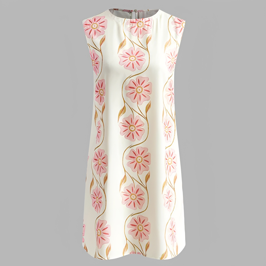 Kemberly - Elegantes ärmelloses Kurzkleid