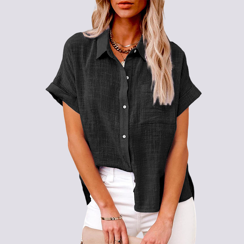 Nicole - Kurzarmshirt mit Tasche