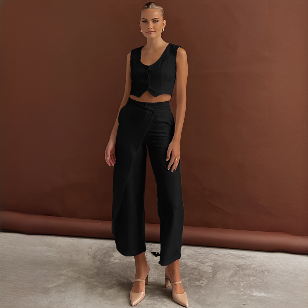 Agnes - Stylisches Weste- und Hosen-Set