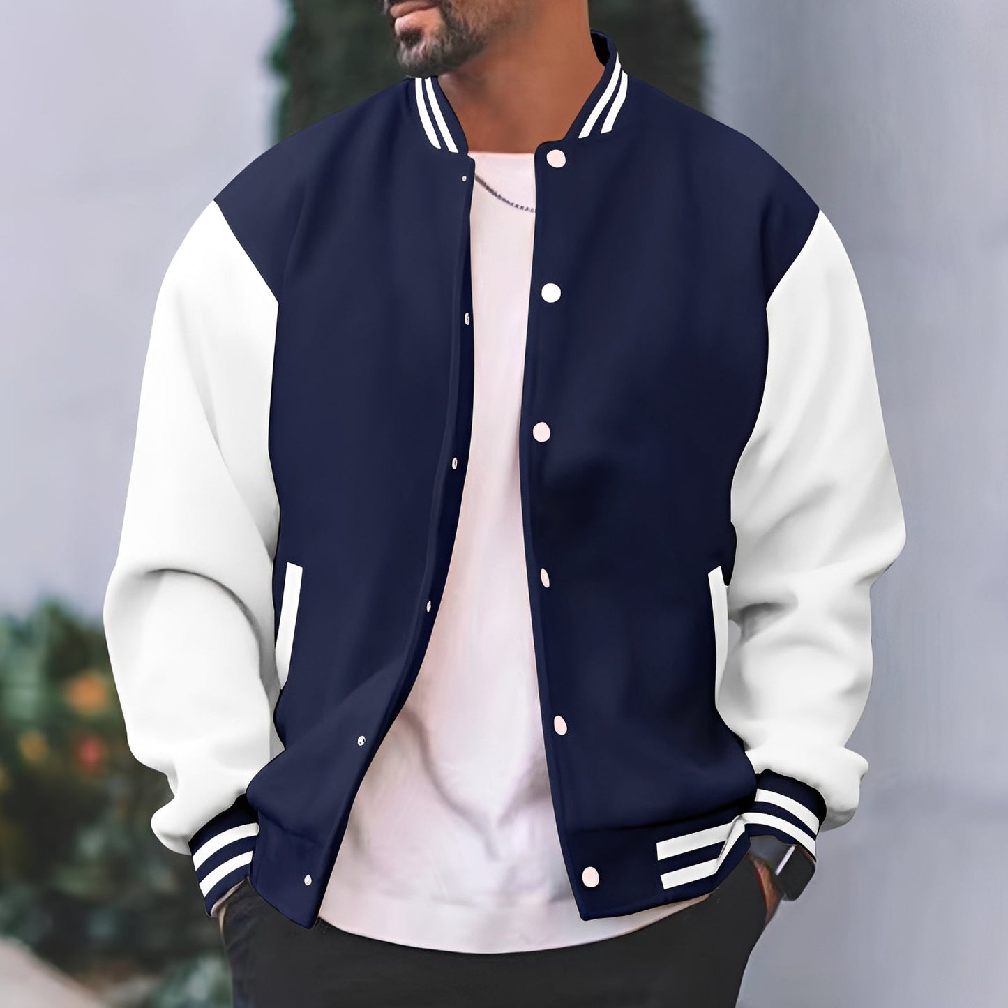 Greg - Modische Herren-Bomberjacke mit lockerer Passform