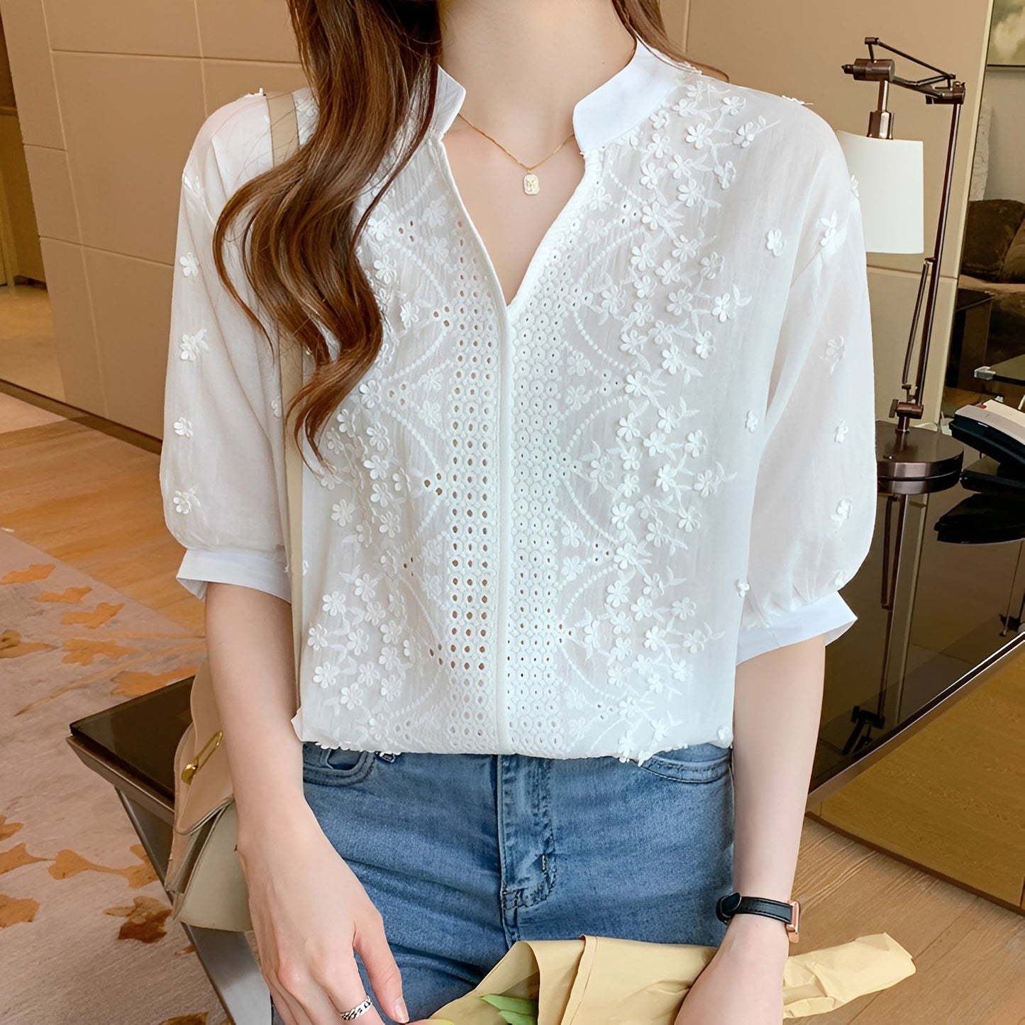 Monika - Bluse für Frauen - für einen alltäglichen Look