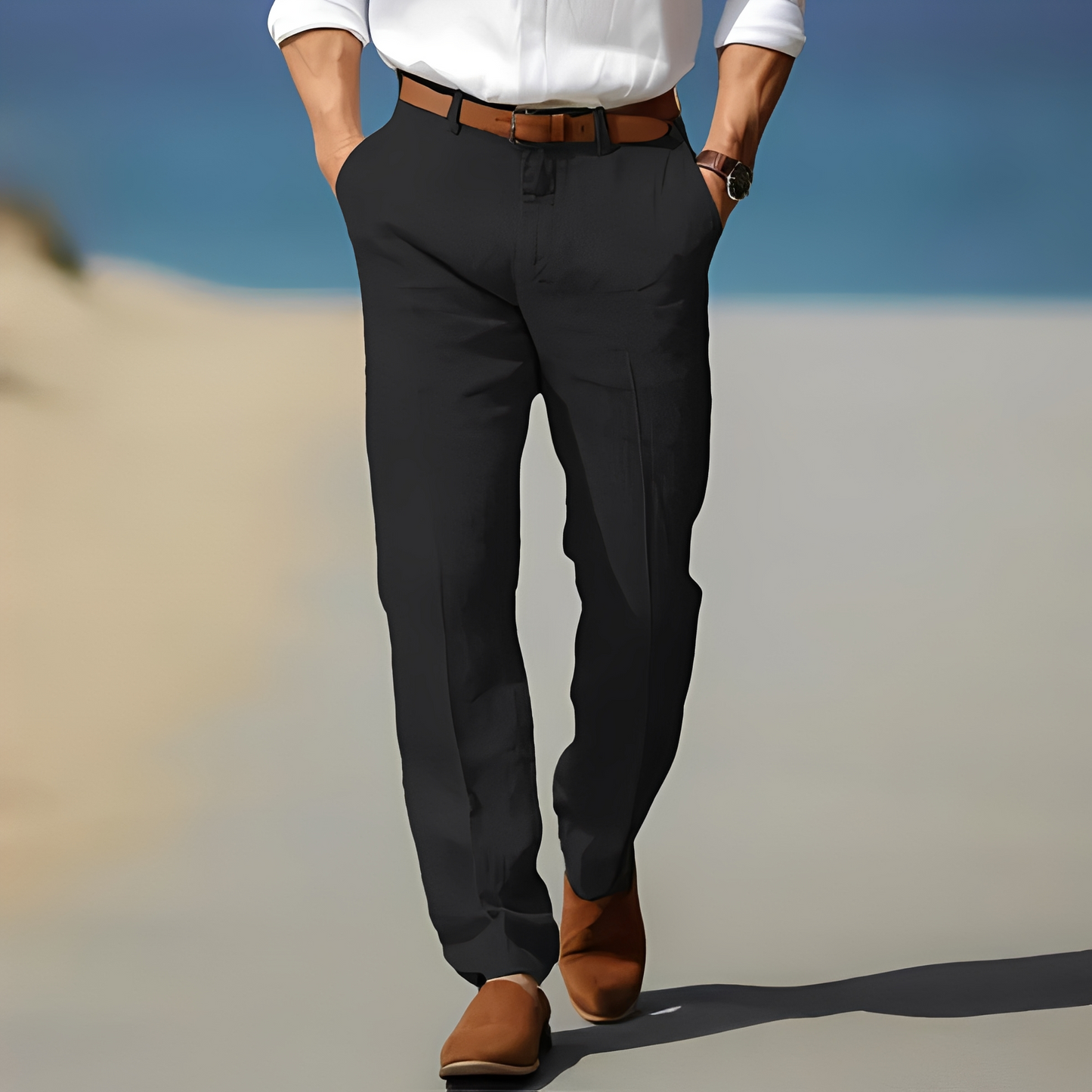 Kyle - Lässige knöchellange Hose für Herren