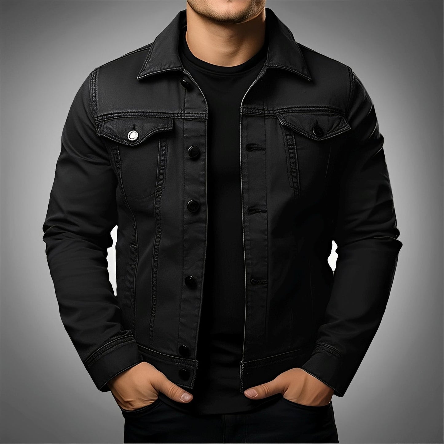 Leroy - Stilvolle Herren-Jeansjacke