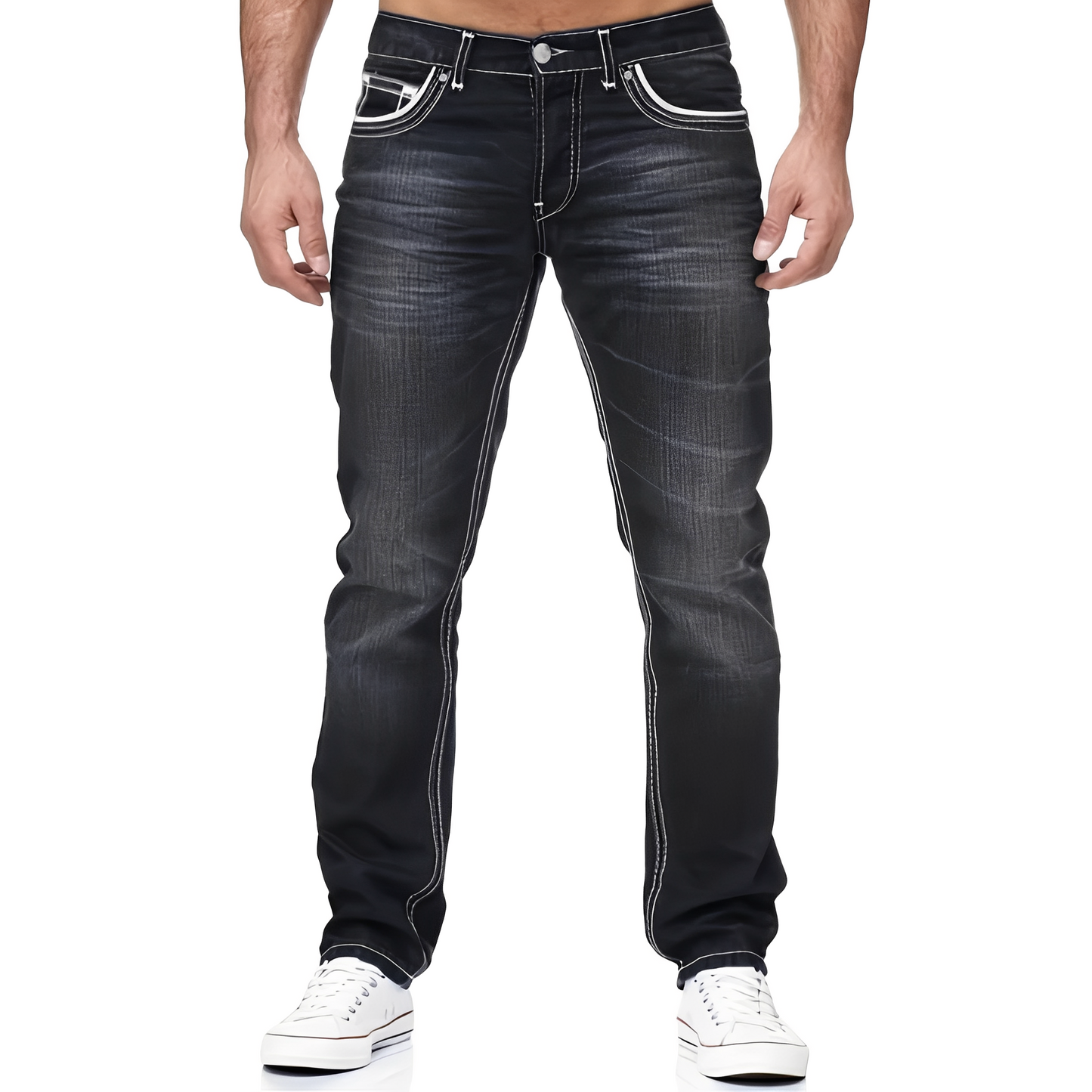 Andy - Zeitgemäße Herrenjeans im Used-Look