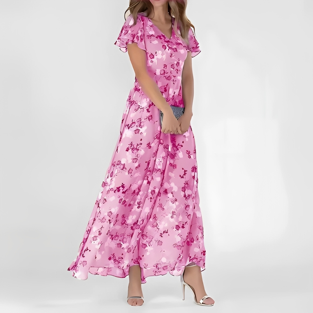 Davonie - Elegantes Blumen Kleid