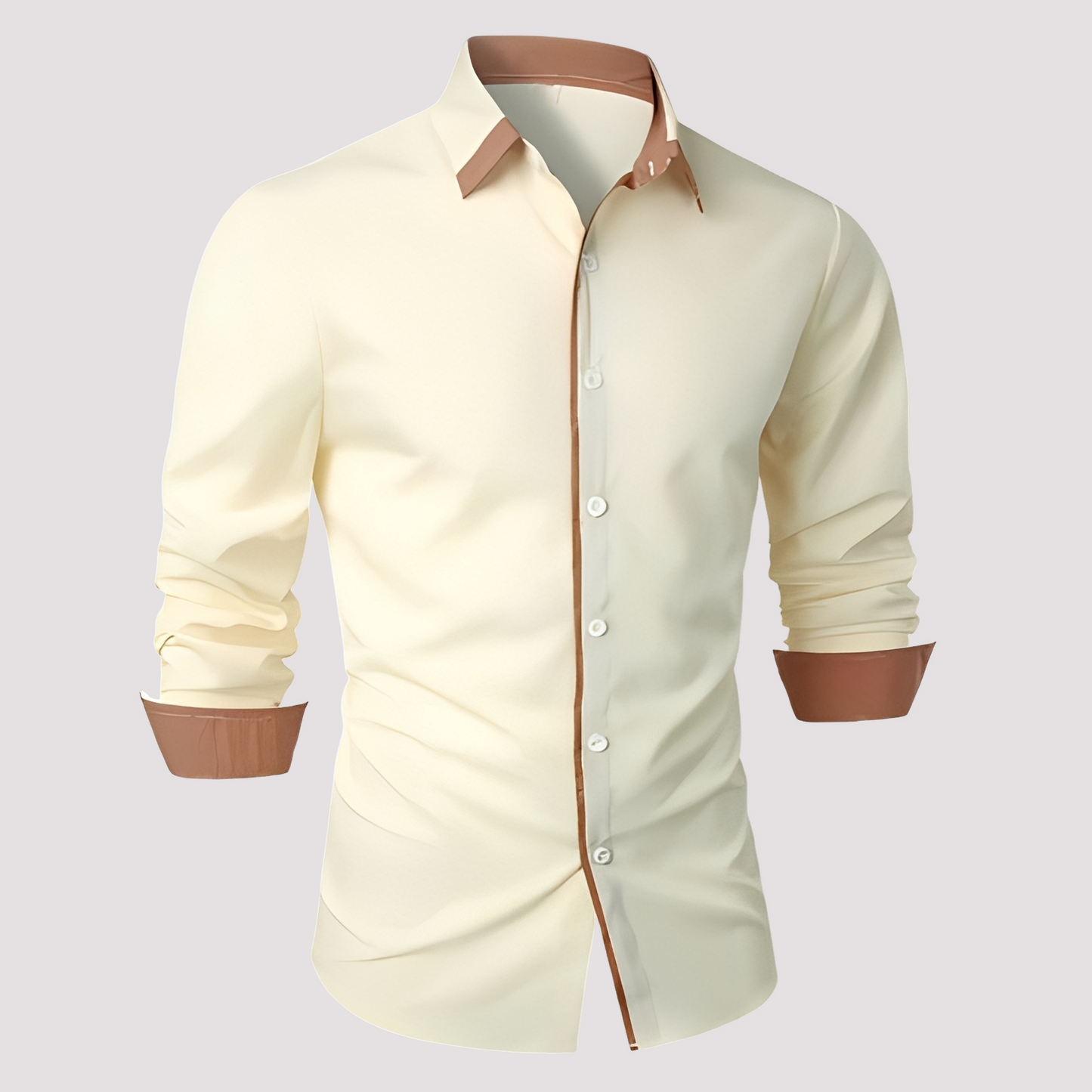 Samuel - Stilvolles Langarm-Overshirt für Herren