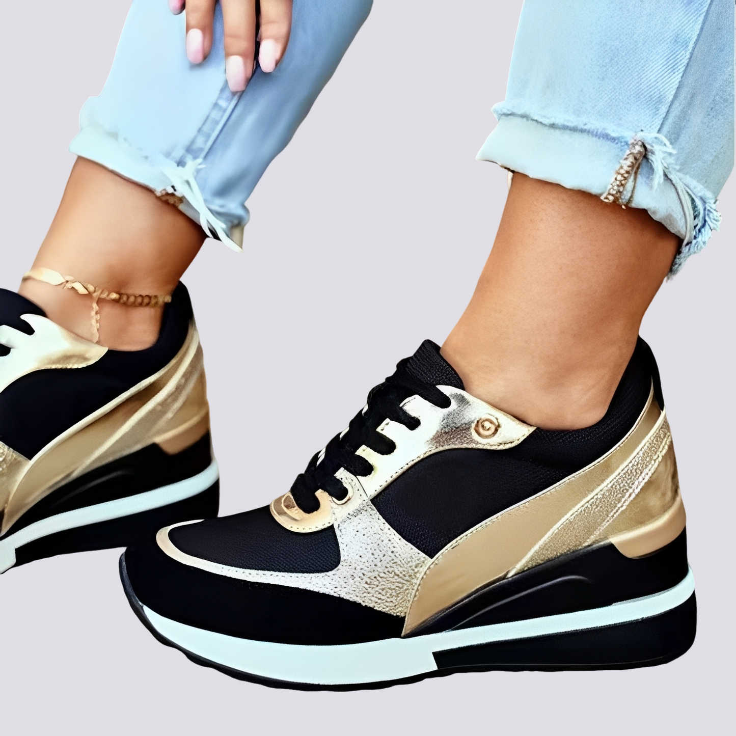 Demi - Trendige Plateau-Sneaker