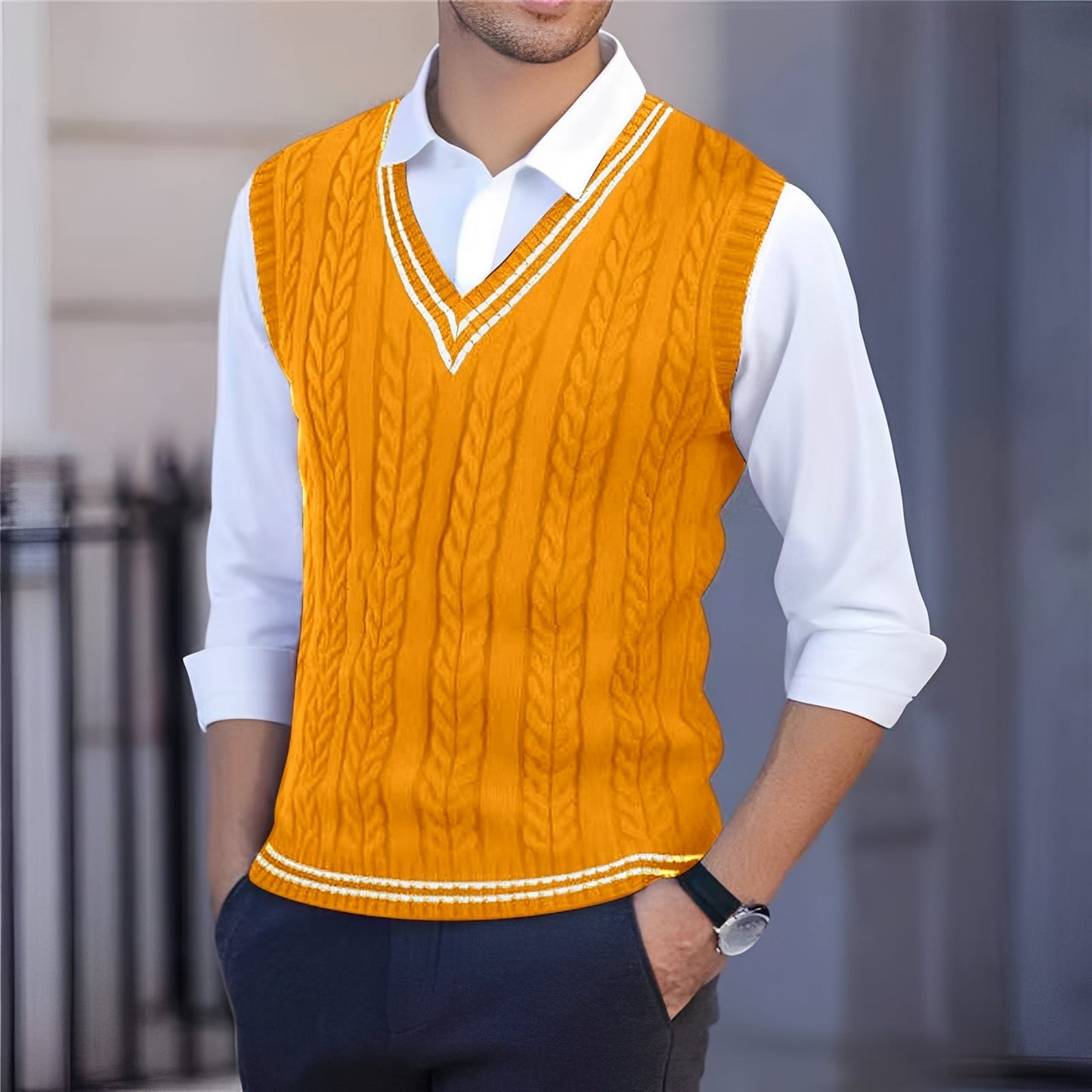 Bobbie - Elegante Weste mit V-Ausschnitt