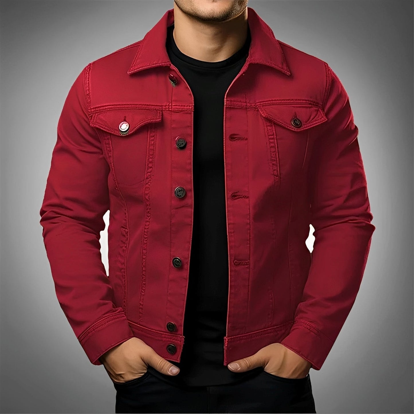 Leroy - Stilvolle Herren-Jeansjacke