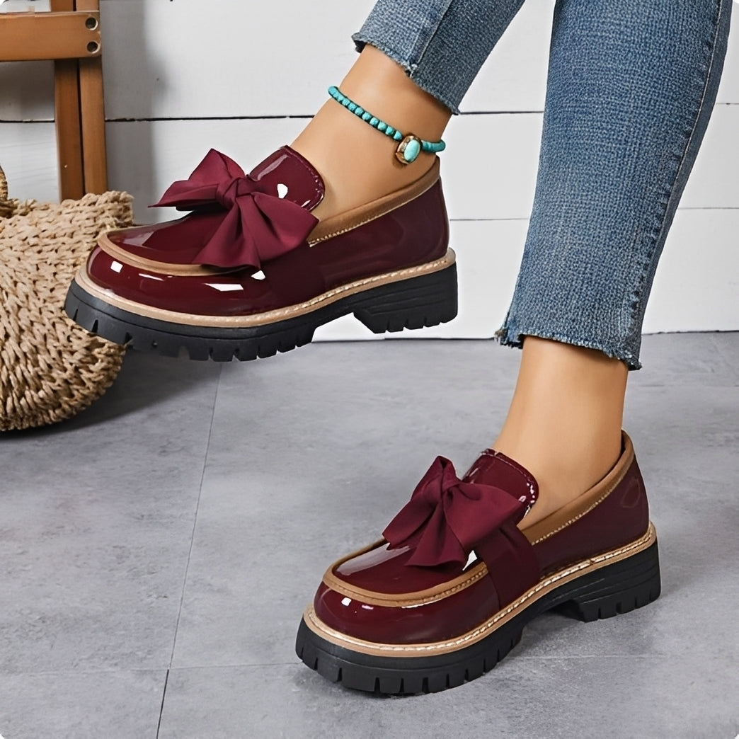 Miley - Trendige Loafer mit Schleifendetail
