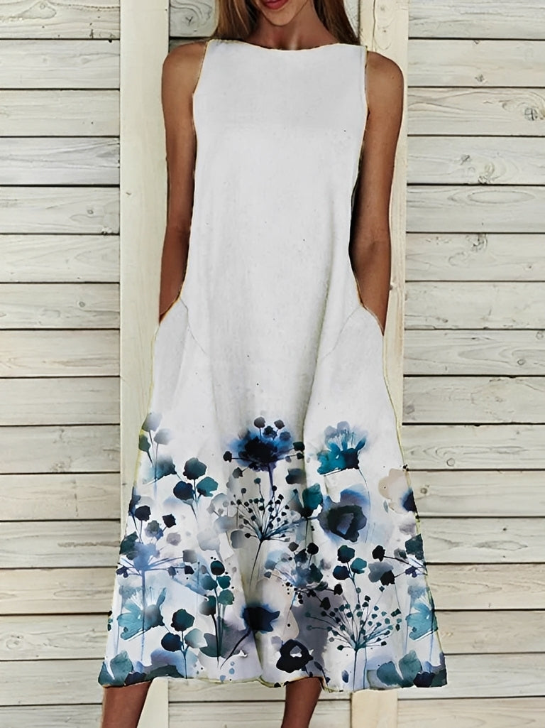 Josephine - Stilvolles Damenkleid mit Blumenmuster