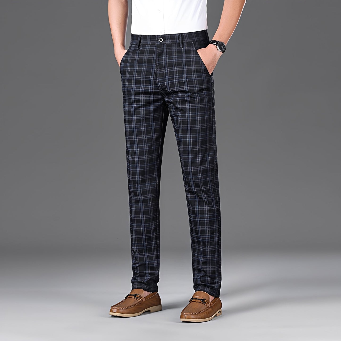 Myers - Bequeme Hose mit Karomuster