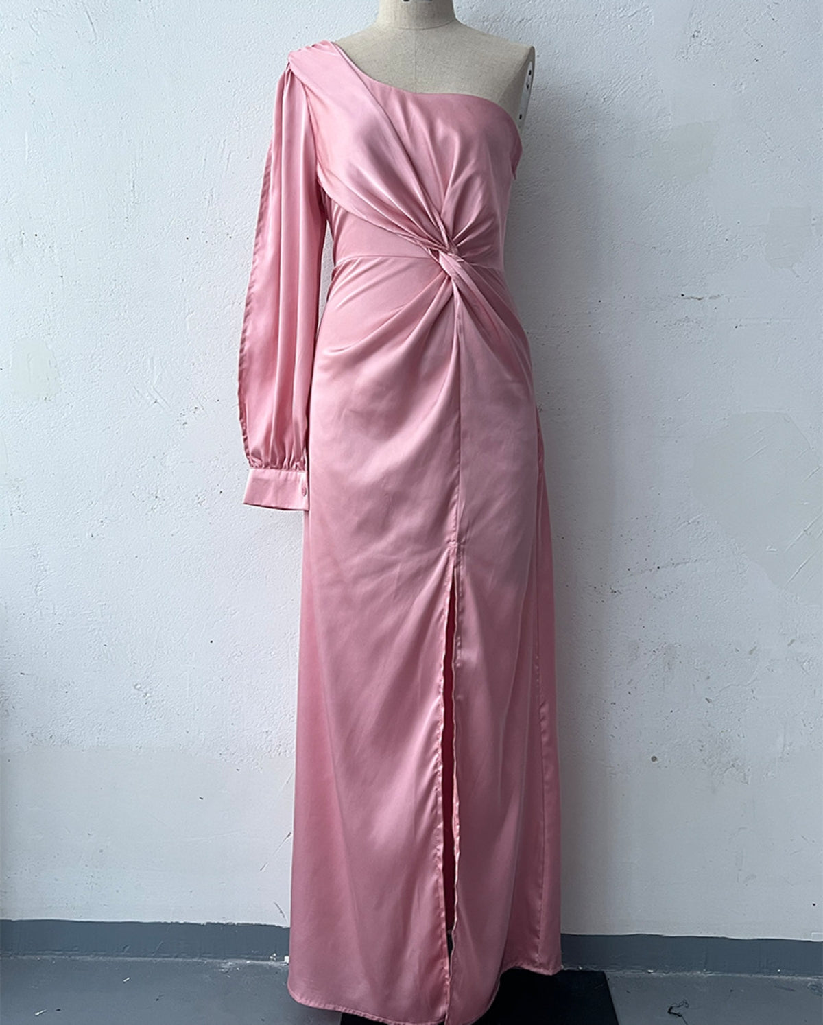 Helena - Schickes One-Shoulder-Kleid mit Schlitz für Damen