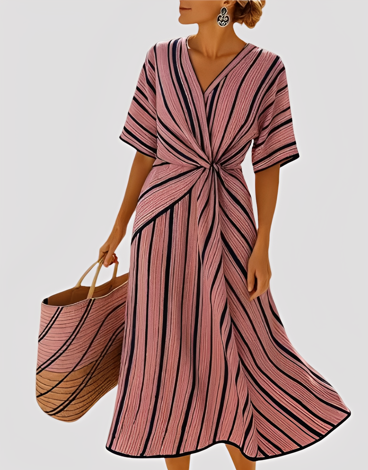 Mabel - Elegantes Maxikleid im lässigen Schnitt für Damen