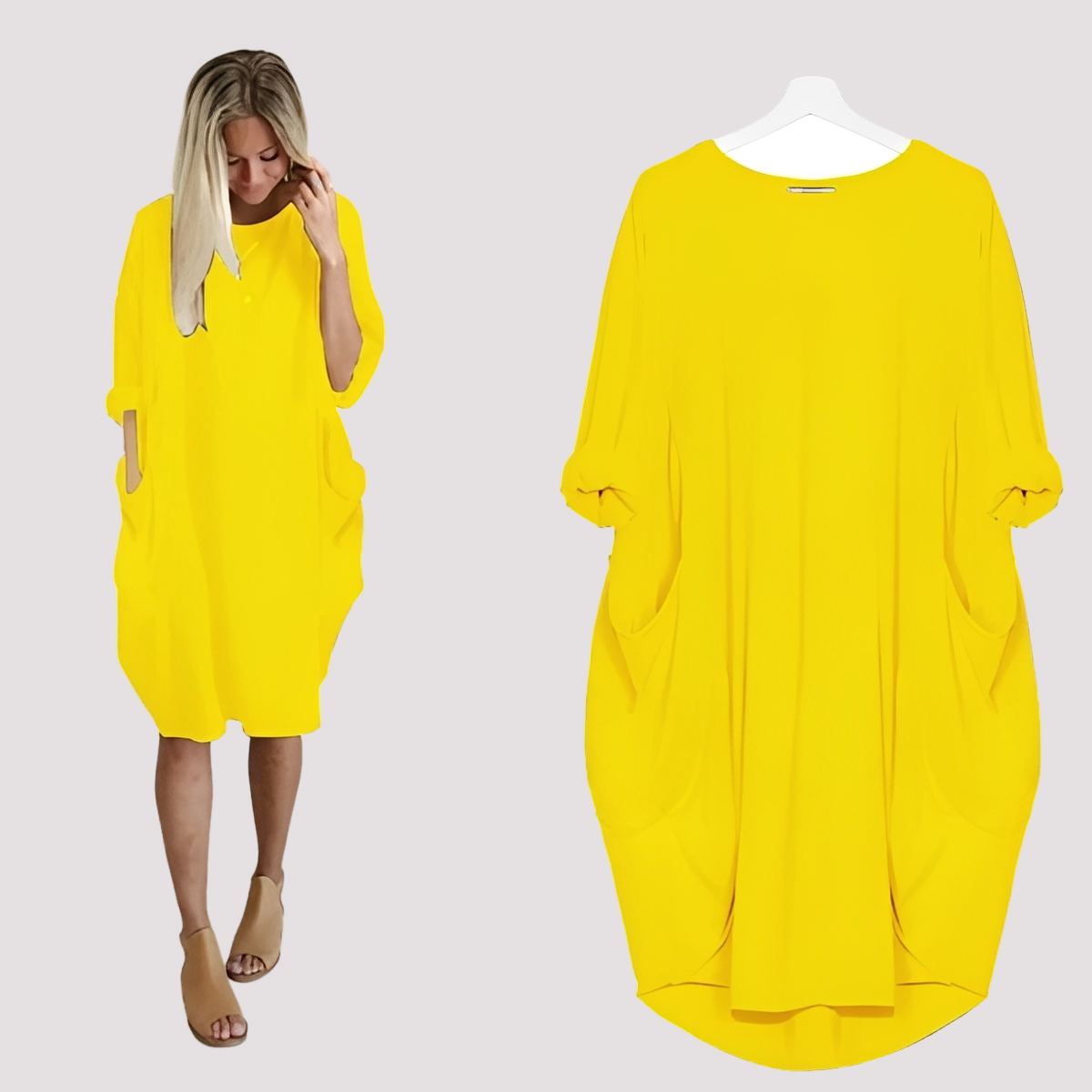 Kate - Komfortables, locker geschnittenes Damenkleid