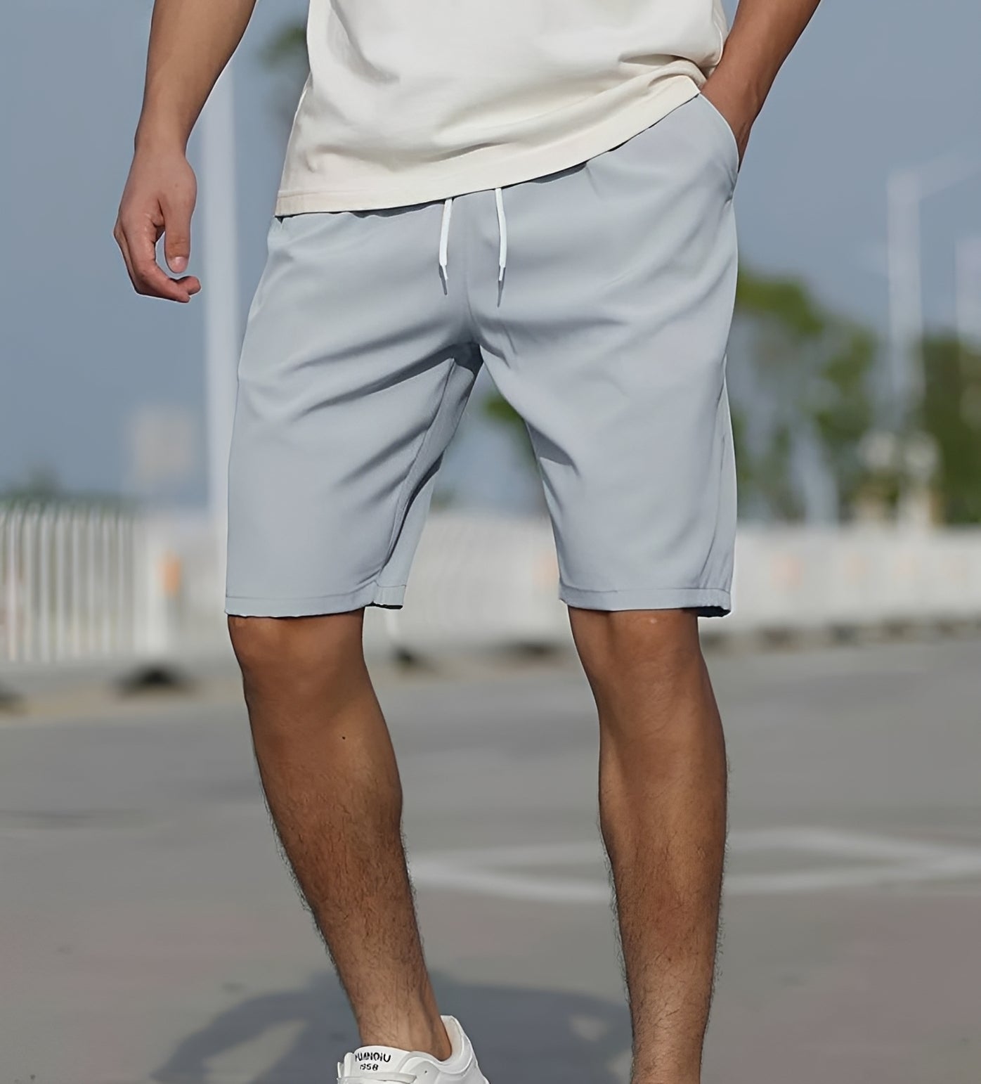 Tristan - Angenehme Herren-Shorts mit Kordelzug