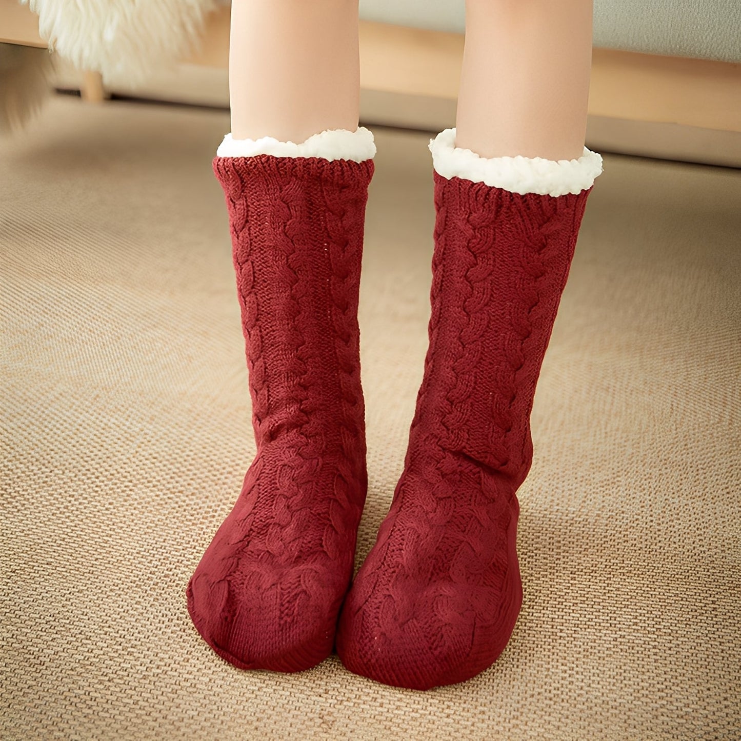 Jessica – Warme Winter Socken Unisex weich