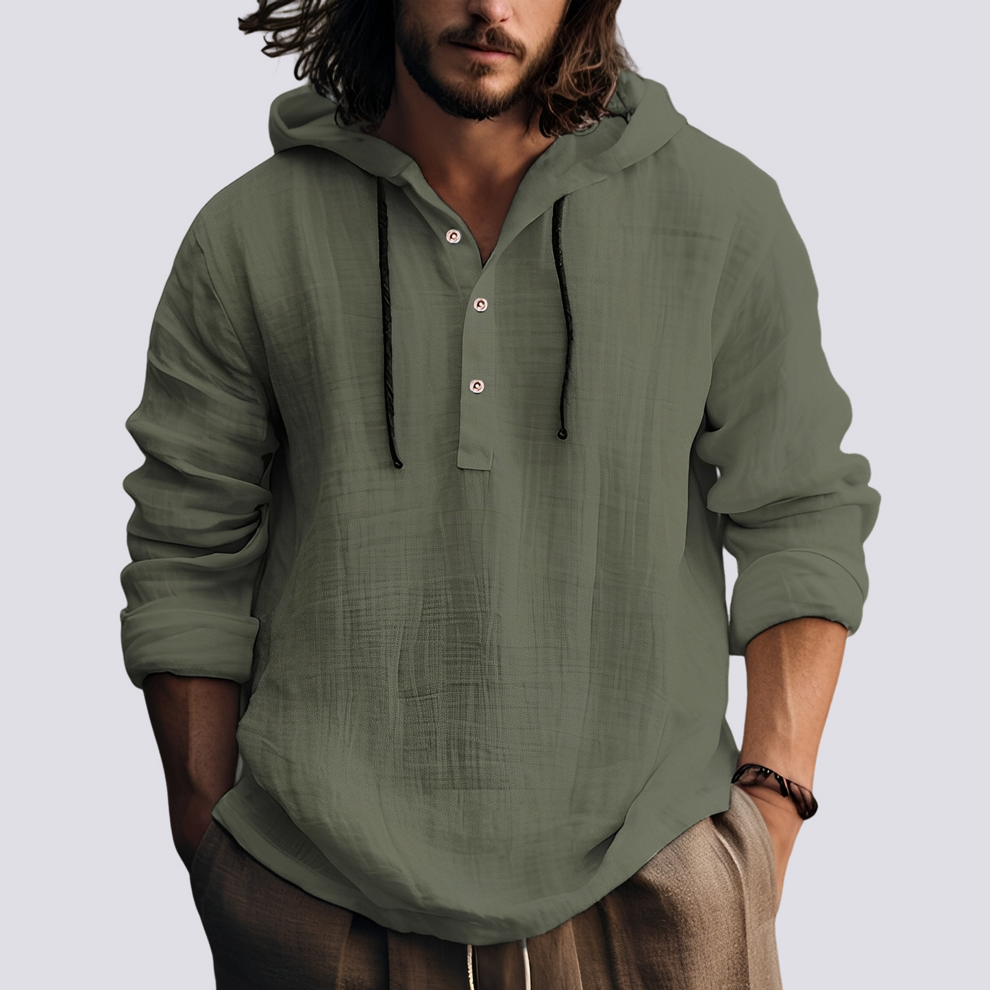 Thomas - Schickes Kapuzenshirt für Herren