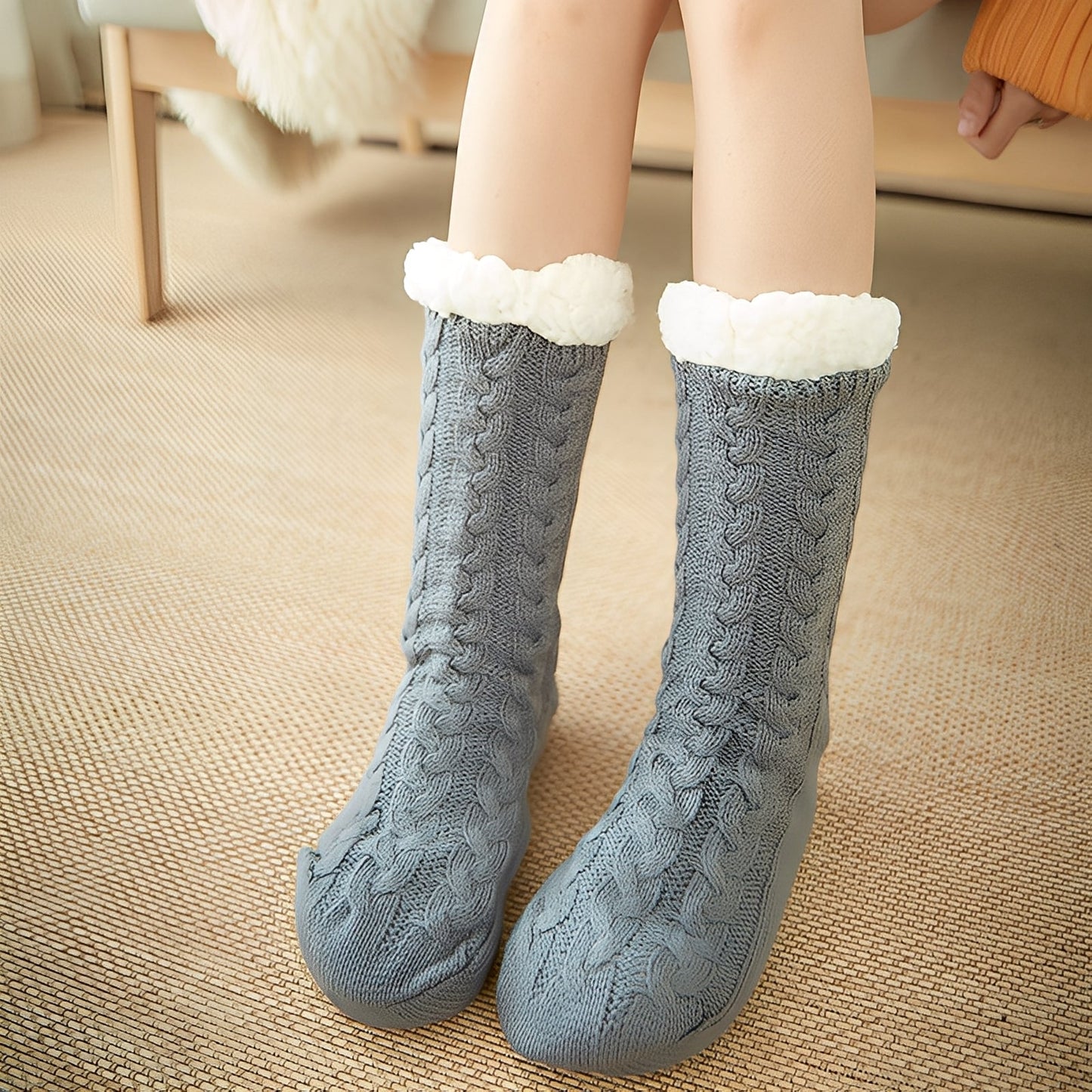 Jessica – Warme Winter Socken Unisex weich