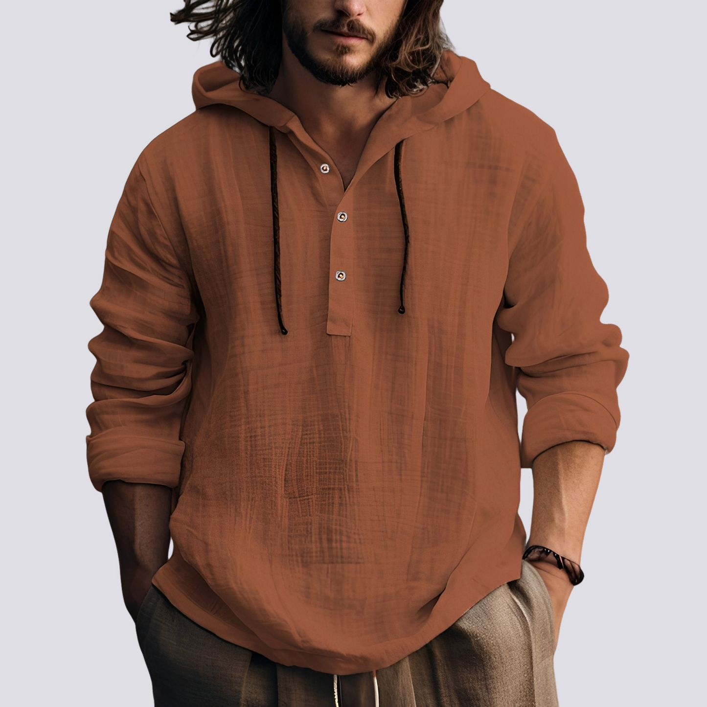 Thomas - Schickes Kapuzenshirt für Herren