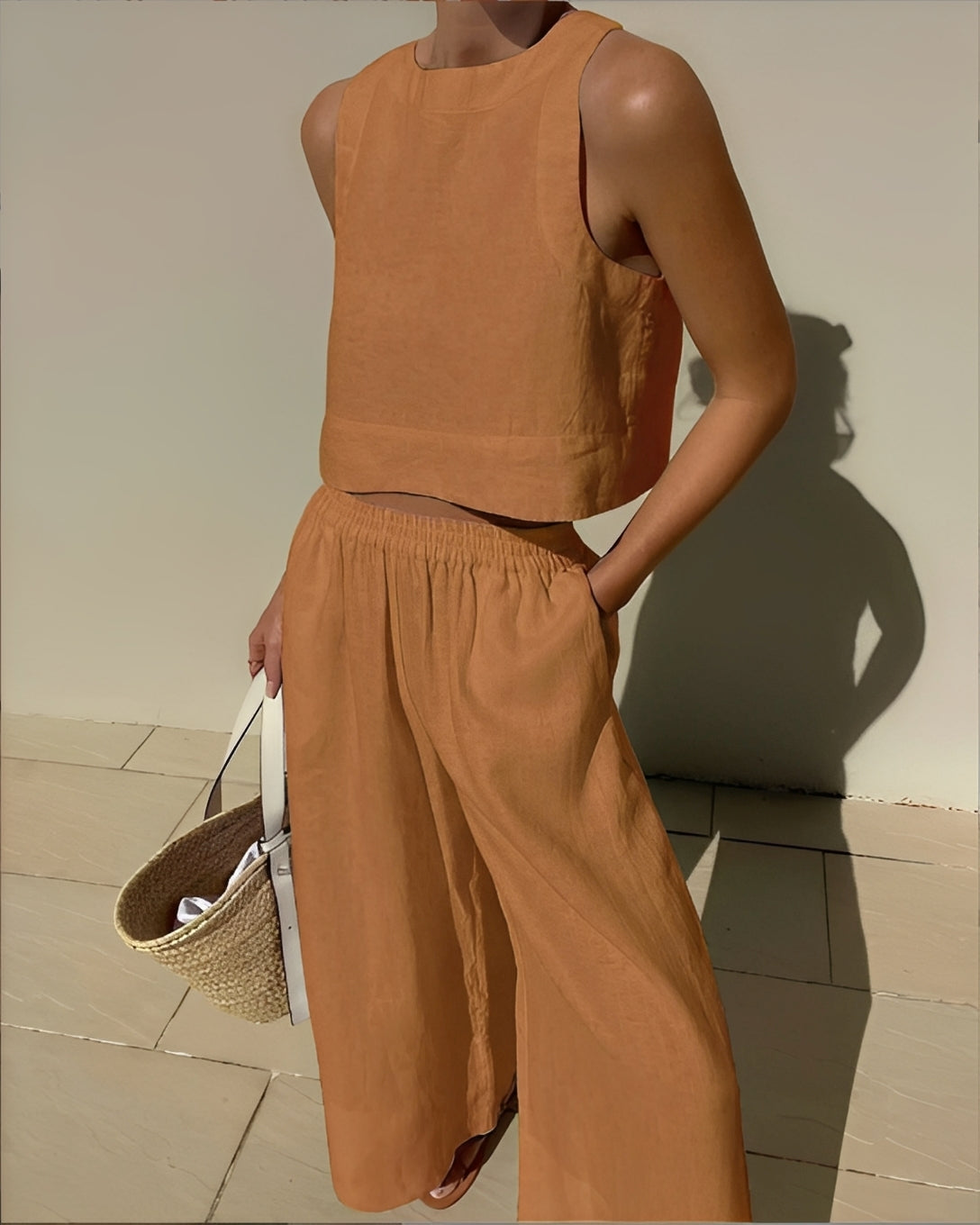 Sasha - Bequemes, locker geschnittenes Damen-Doppelset