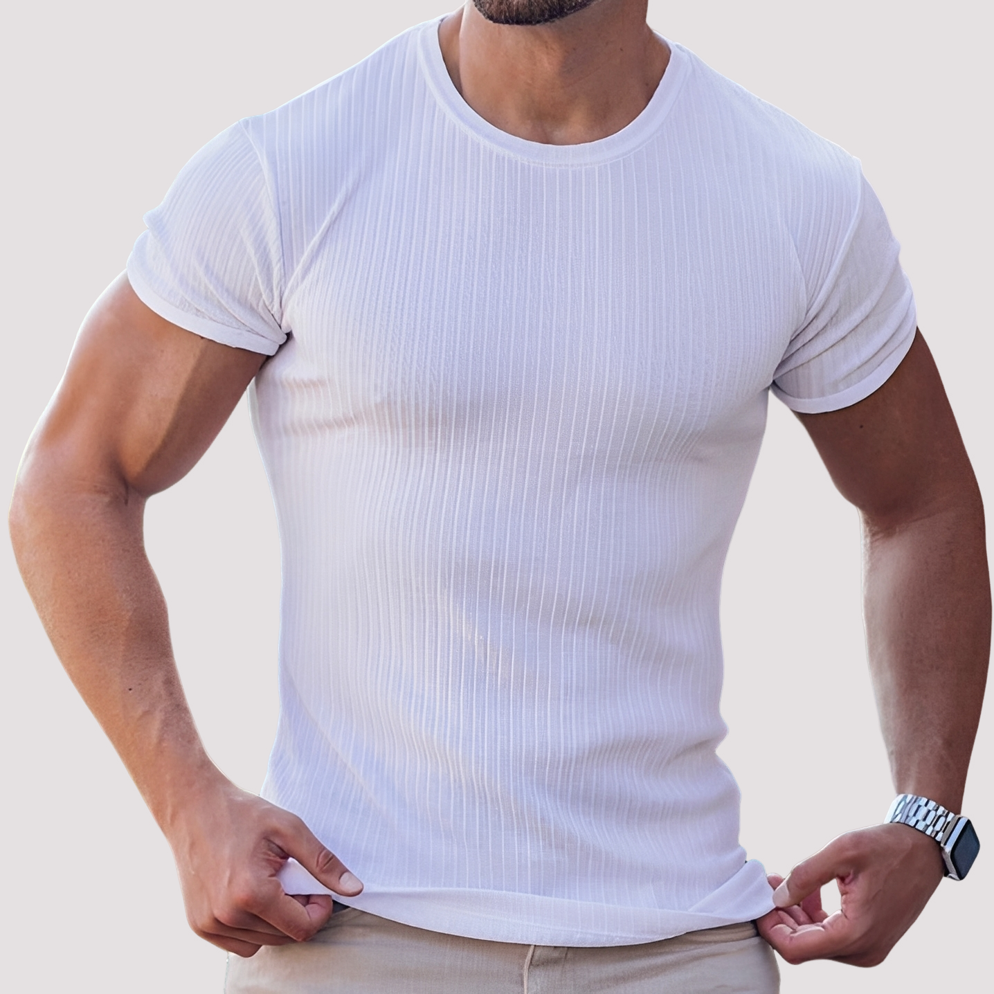 Jack - Elastische Slim-Fit-Shirts