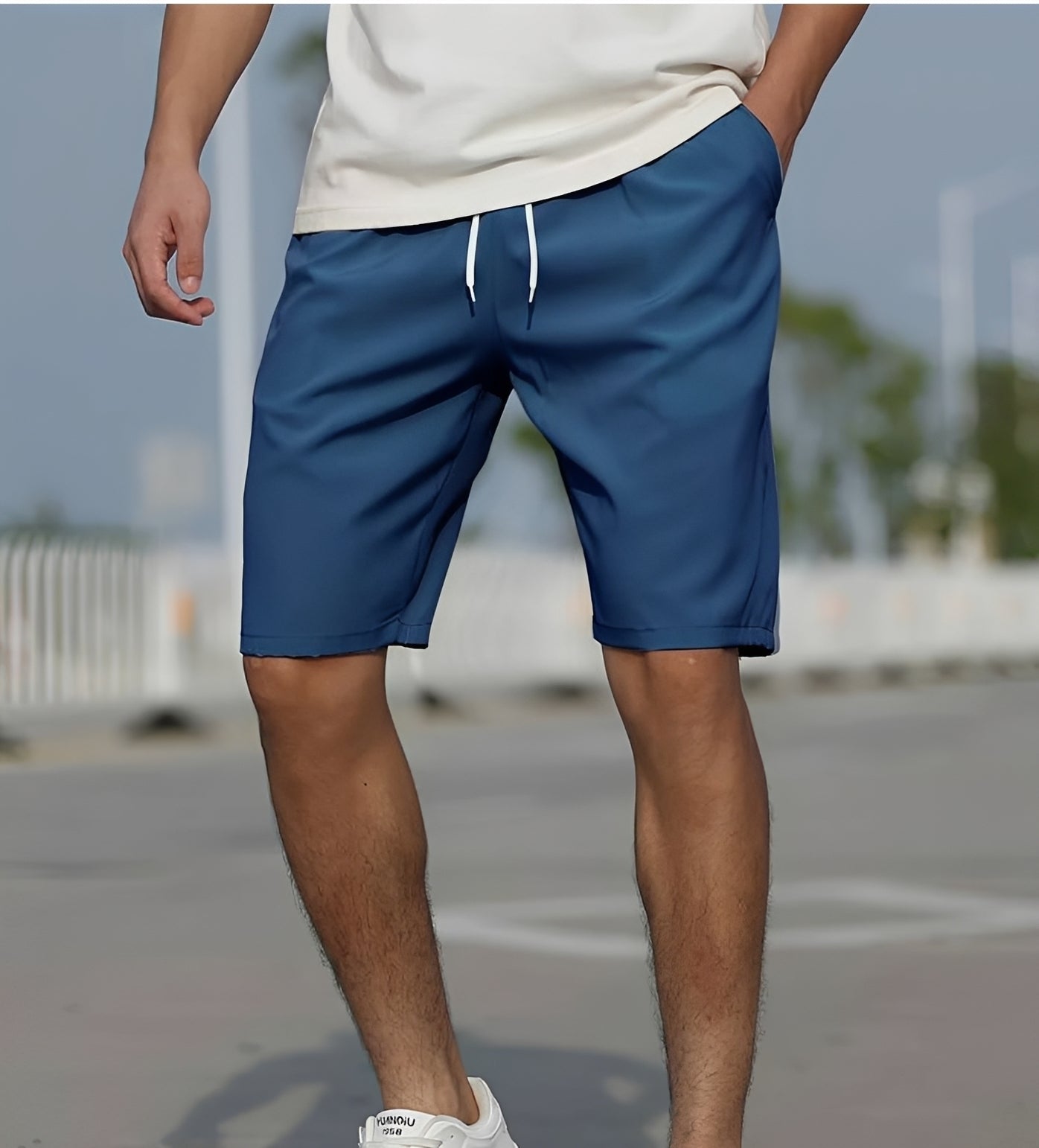 Tristan - Angenehme Herren-Shorts mit Kordelzug