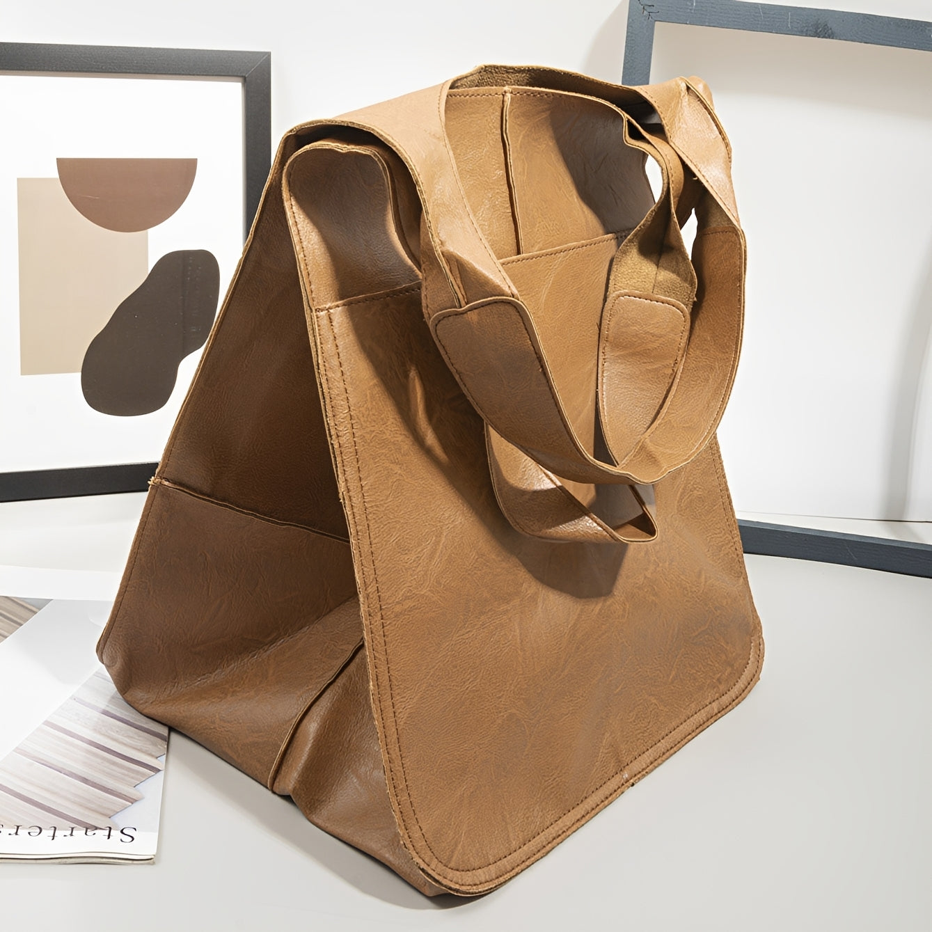 Davina - Große Schultertasche im klassischen Design