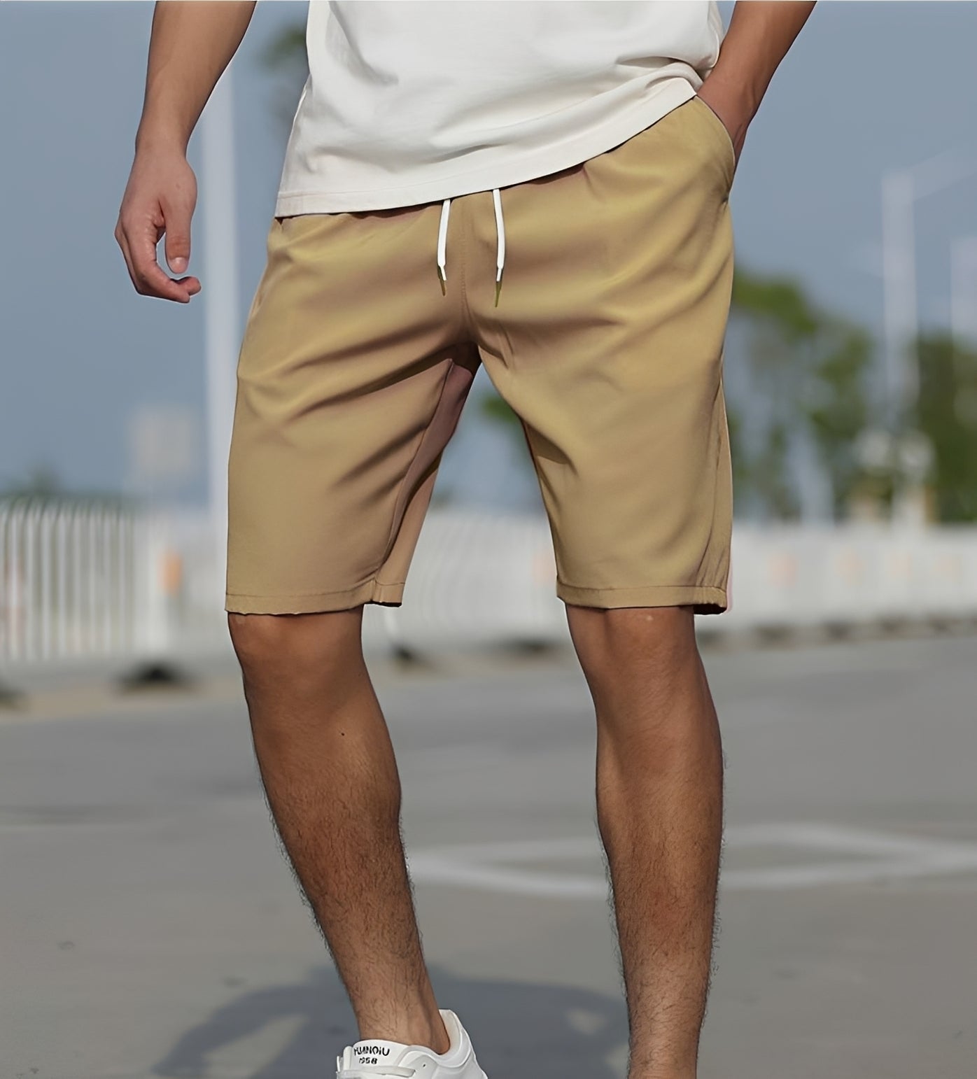 Tristan - Angenehme Herren-Shorts mit Kordelzug