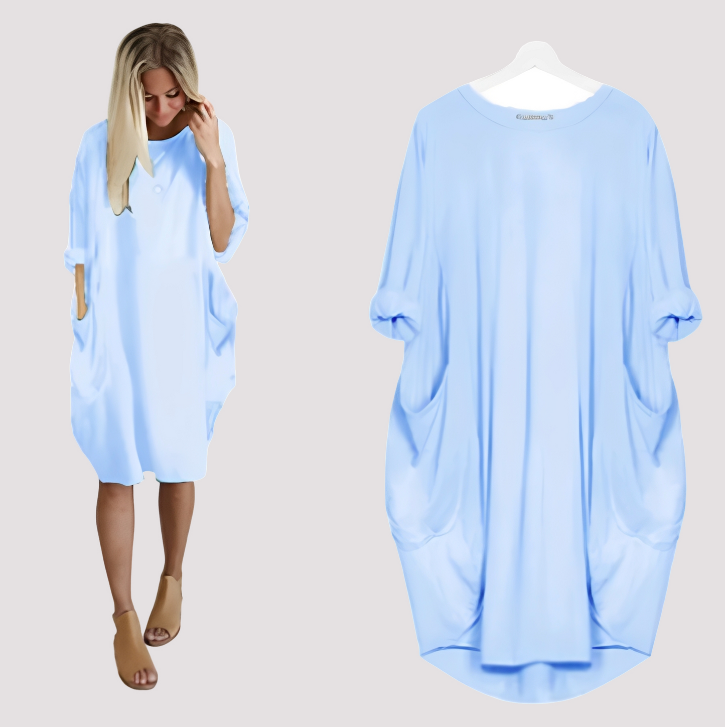 Kate - Komfortables, locker geschnittenes Damenkleid