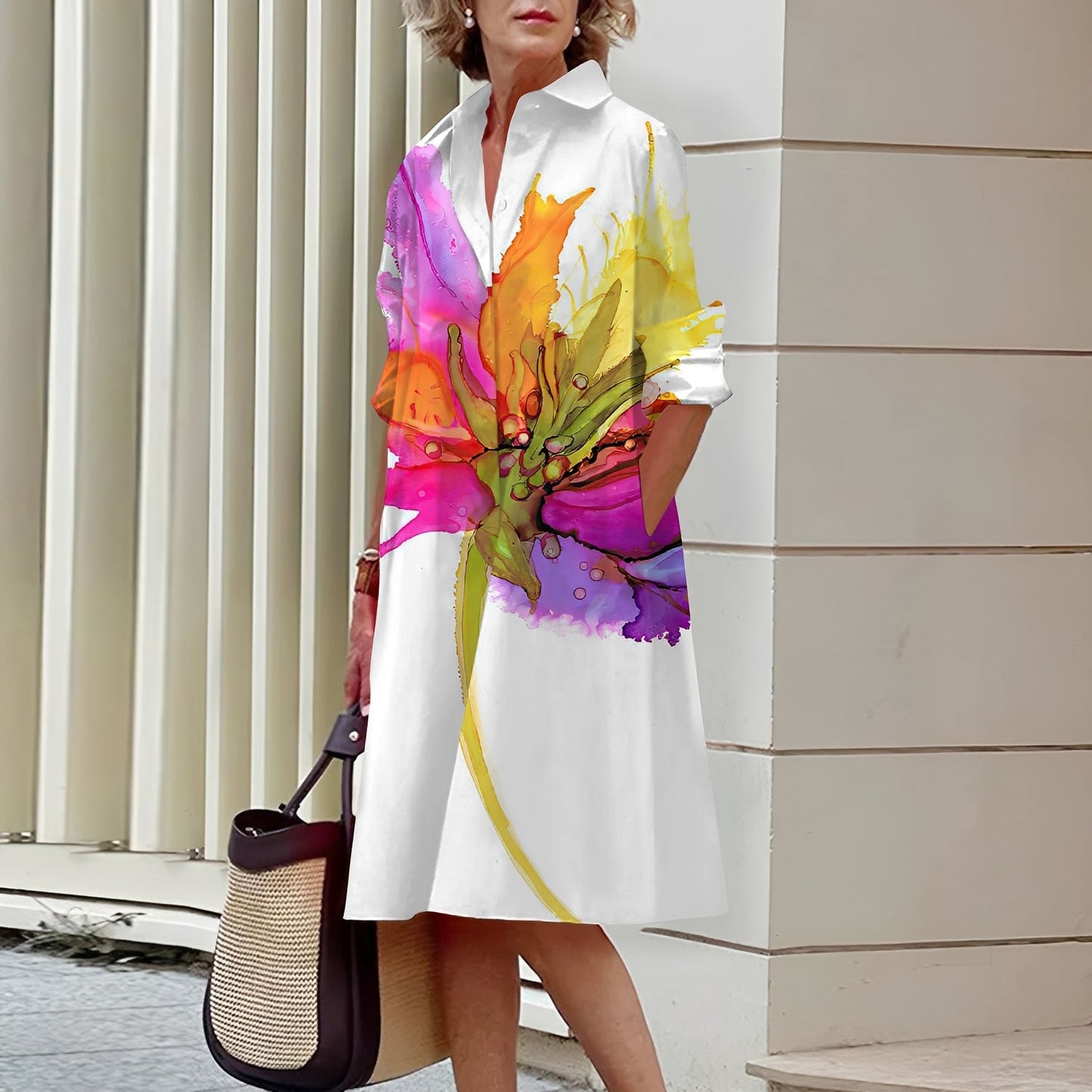 Vevien - Elegantes fließendes Kleid