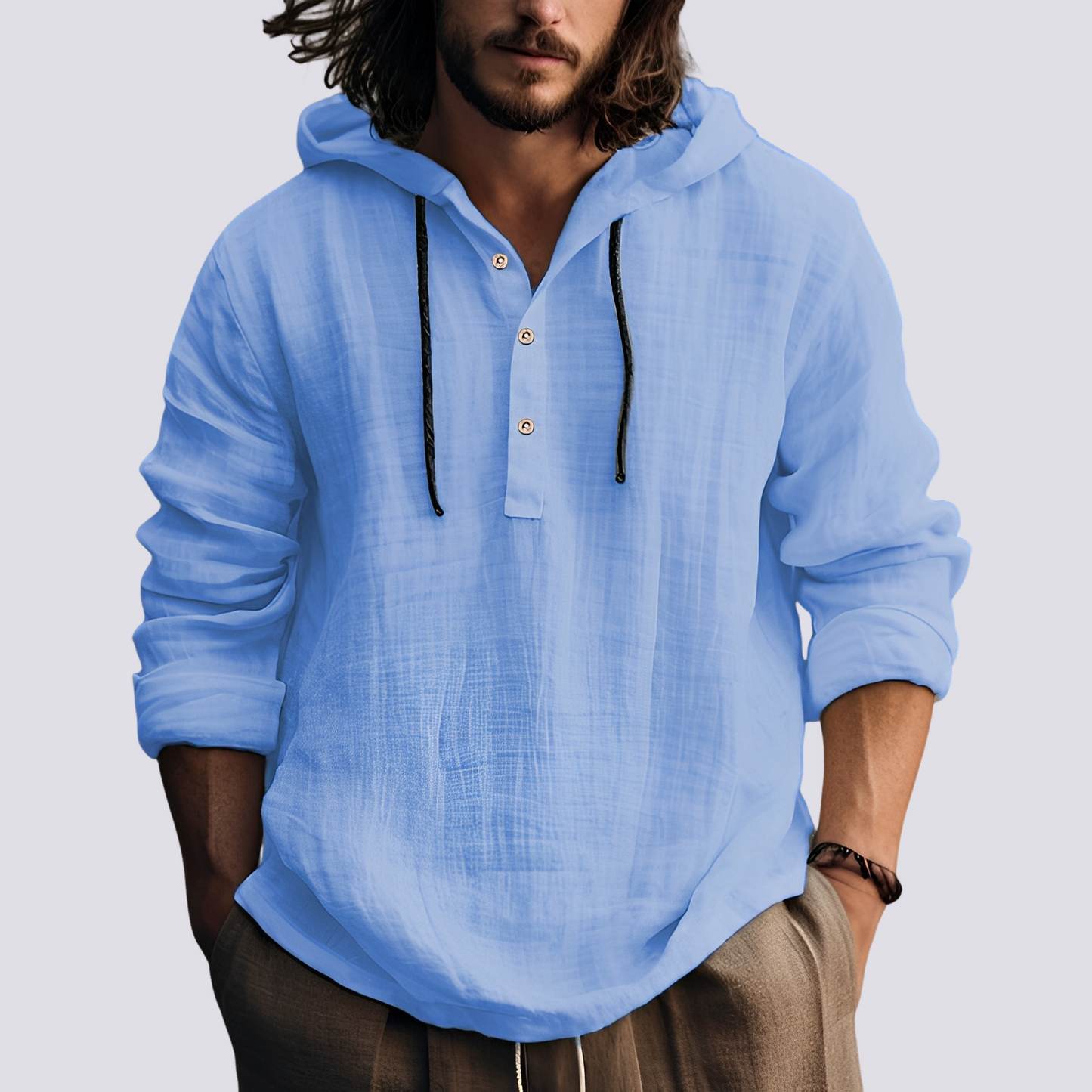 Thomas - Schickes Kapuzenshirt für Herren