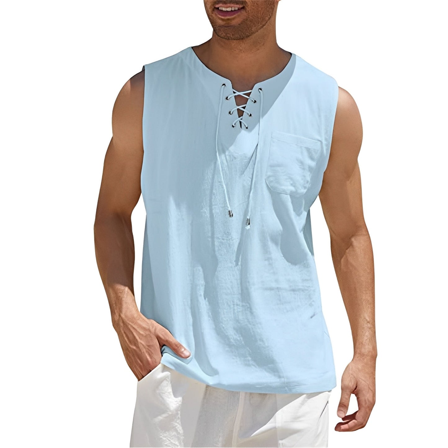 Alexia - Bequemes Herren-Tanktop ohne Ärmel