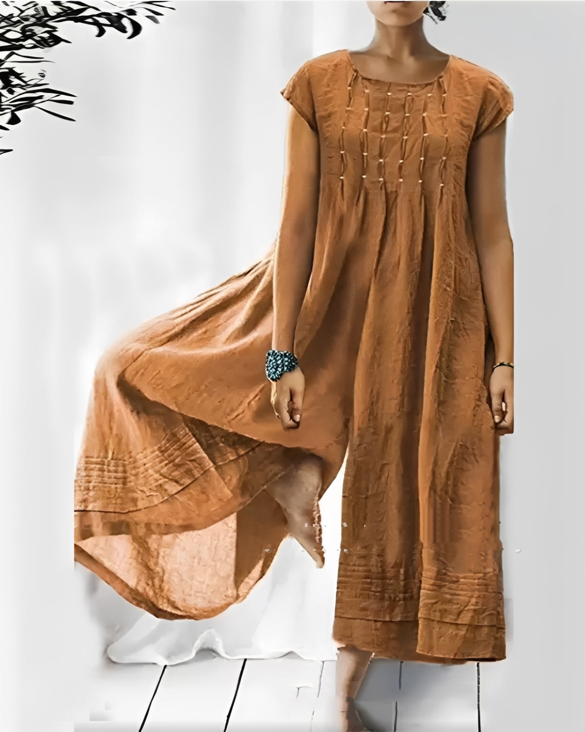 Claudia - Schicker Damen-Jumpsuit mit kurzen Ärmeln