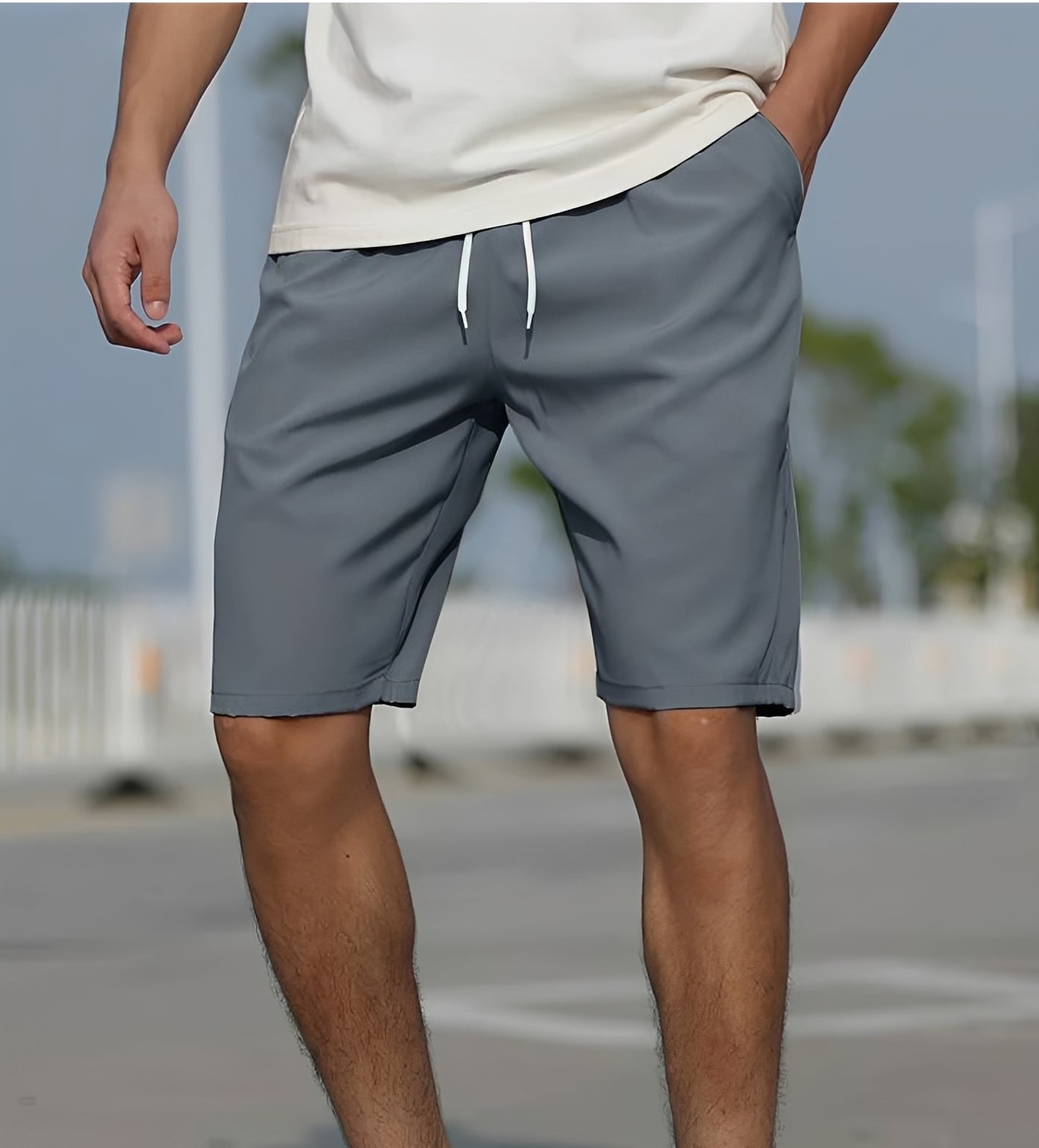 Tristan - Angenehme Herren-Shorts mit Kordelzug