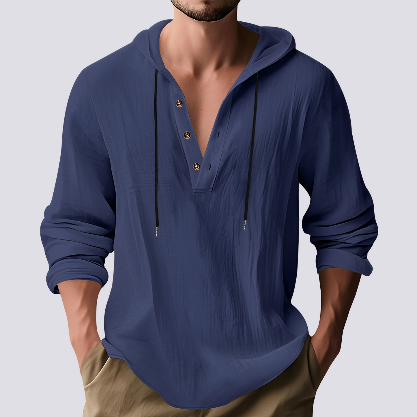 Thomas - Schickes Kapuzenshirt für Herren