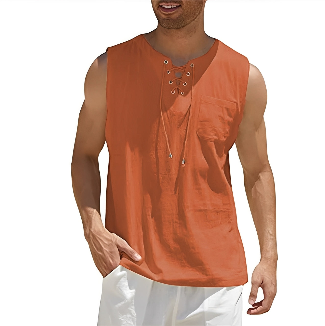 Alexia - Bequemes Herren-Tanktop ohne Ärmel