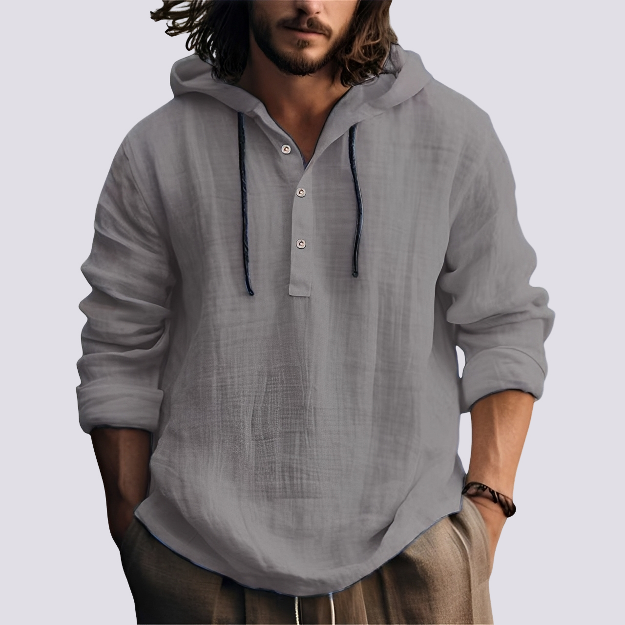 Thomas - Schickes Kapuzenshirt für Herren