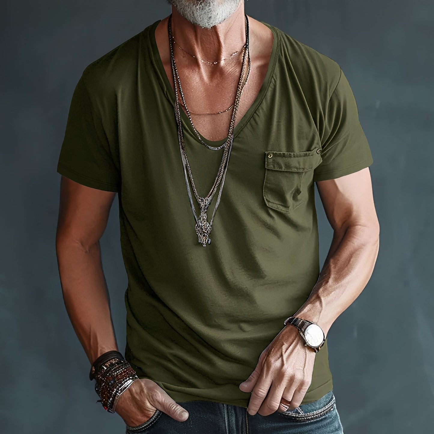 Eddie – Herren-T-Shirt – lässig und locker