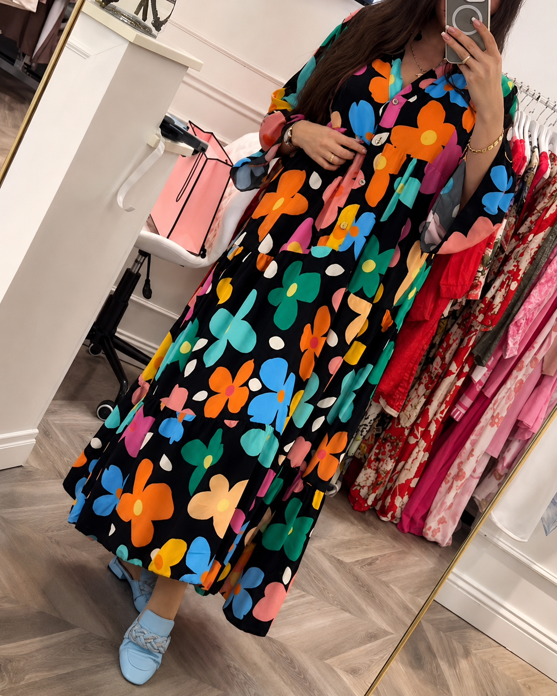 Zaviana - Elegantes, weich fallendes Kleid