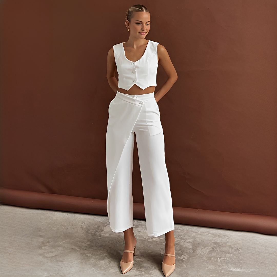 Agnes - Stylisches Weste- und Hosen-Set
