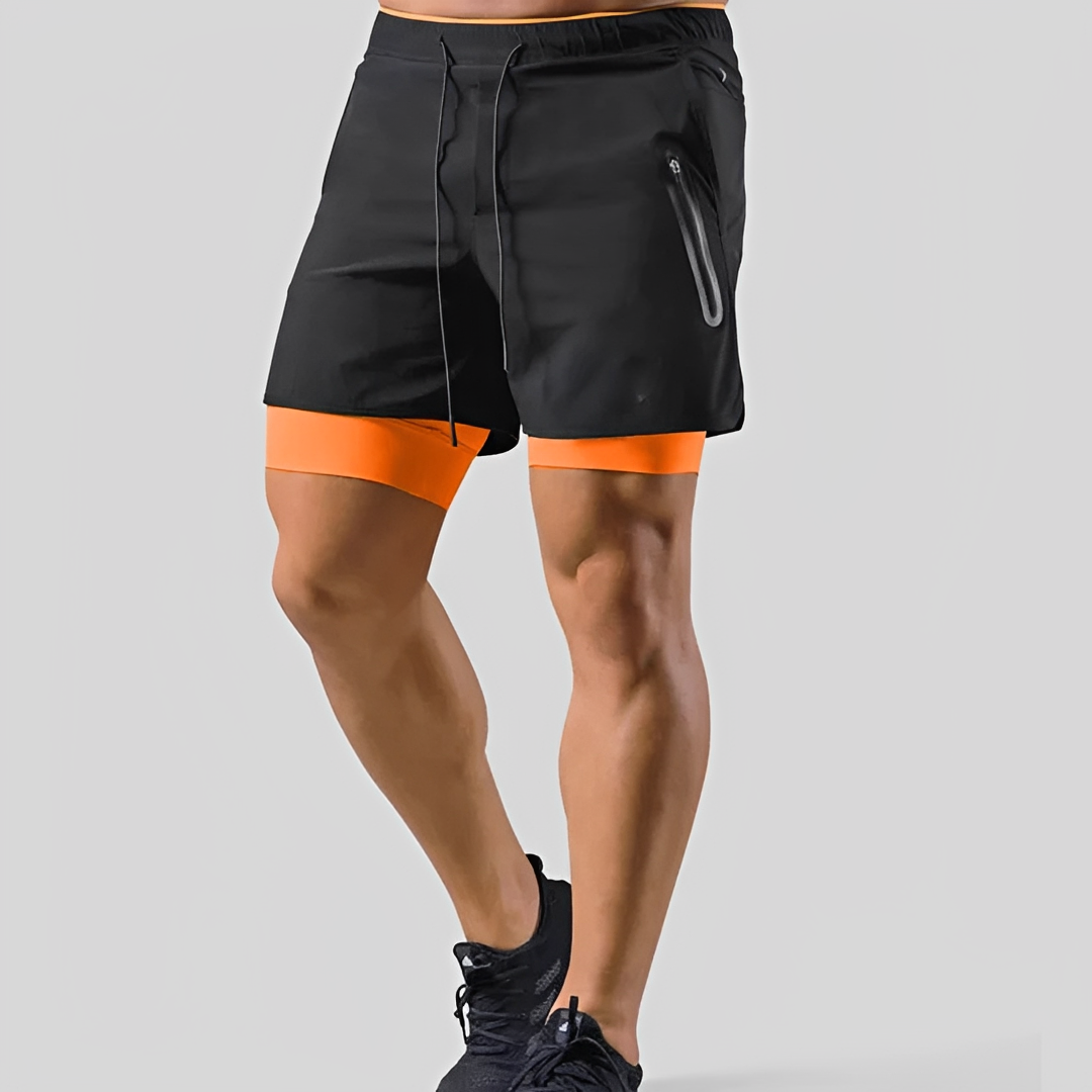Steven - Herren Shorts - Doppellagig für sportliche Aktivitäten
