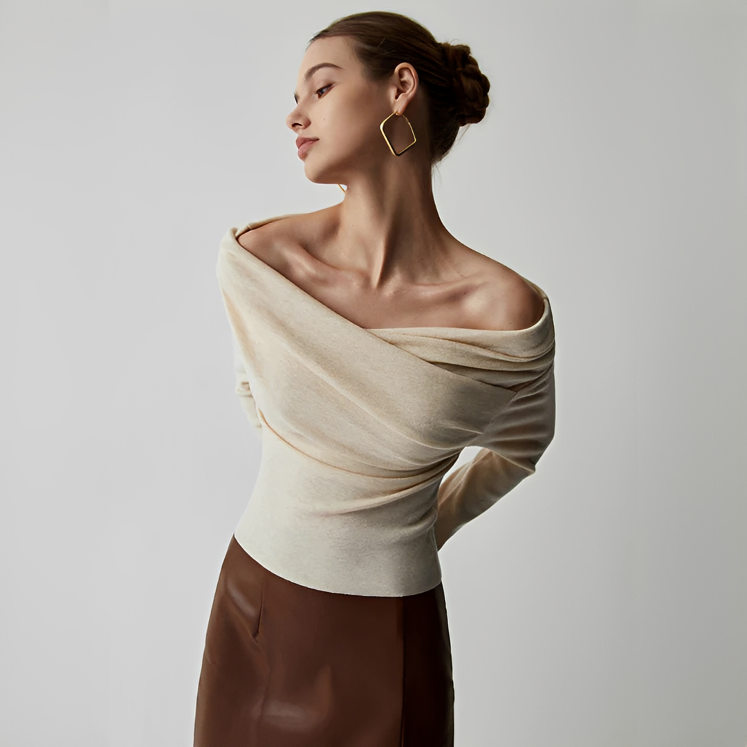 Venise - Elegantes schulterfreies Top