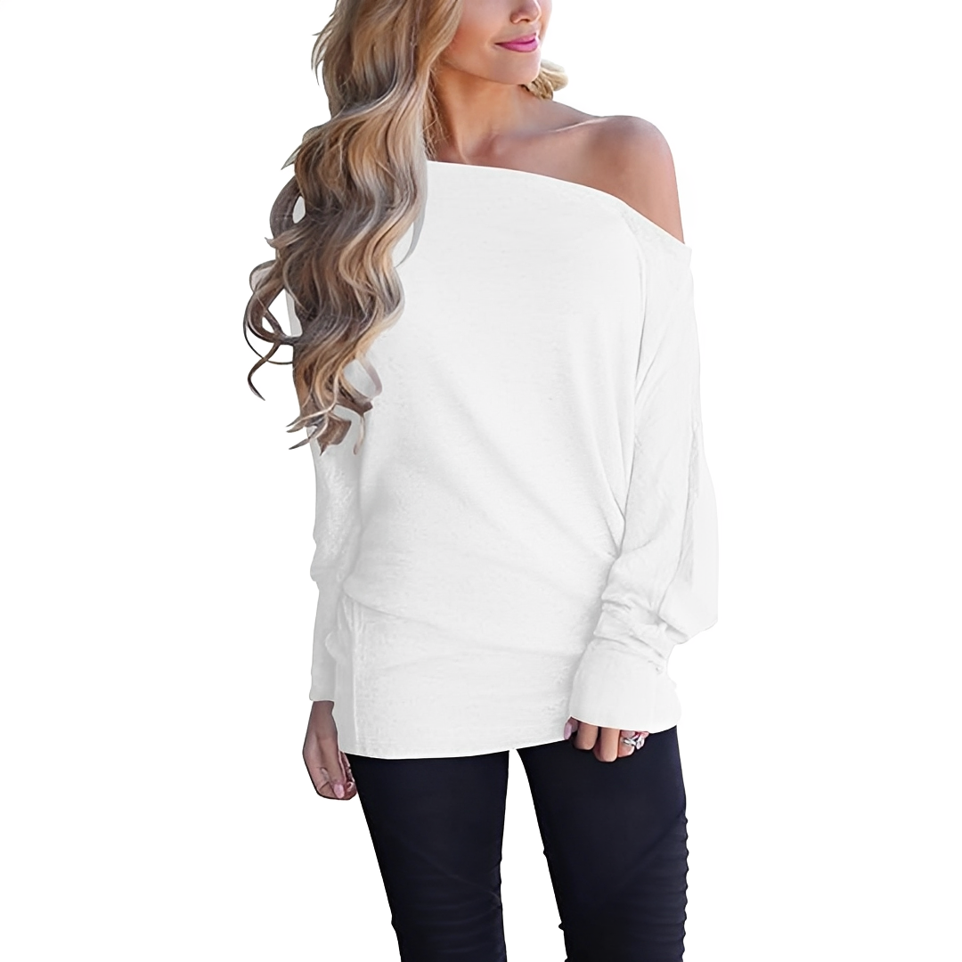 Cordelia - Stilvolles schulterfreies Shirt