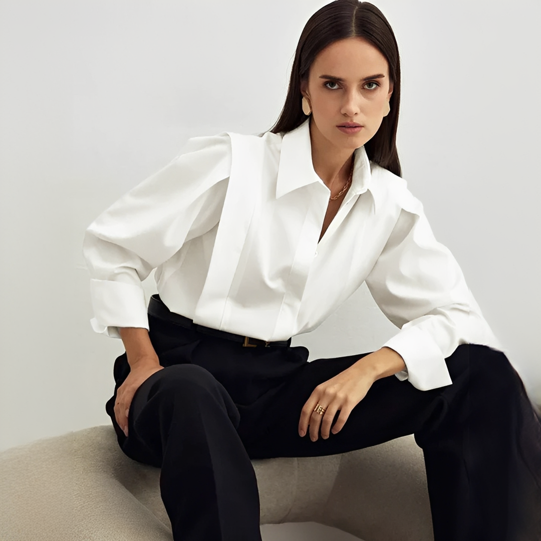 Cecile - Elegantes übergroßes Hemd