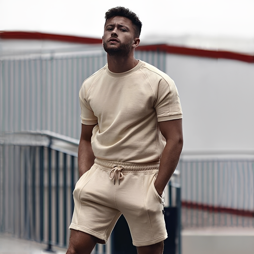 Drake - Herren-Set aus T-Shirt und Shorts - perfekt für warme Tage