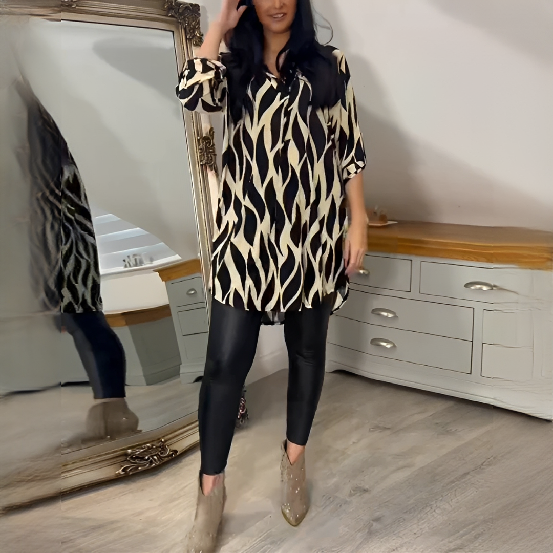 Desiree - Schicke Bluse mit V-Ausschnitt