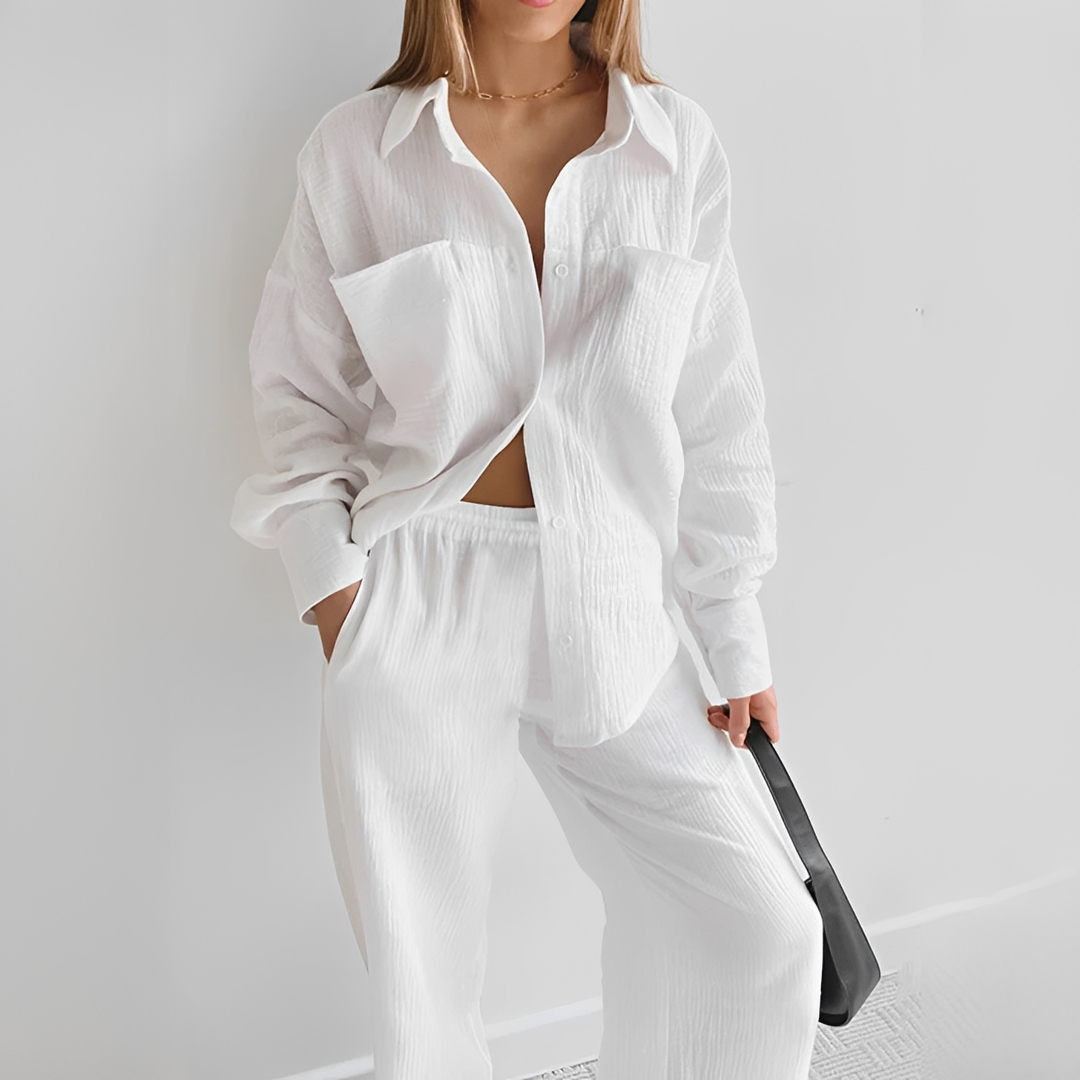 Lucille - Lässiges Zweiteiliges Hosen-Set