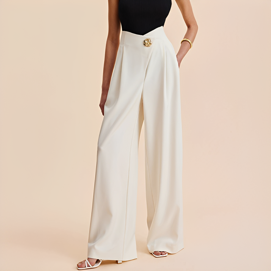 Joyce - Hoch taillierte weite Hose
