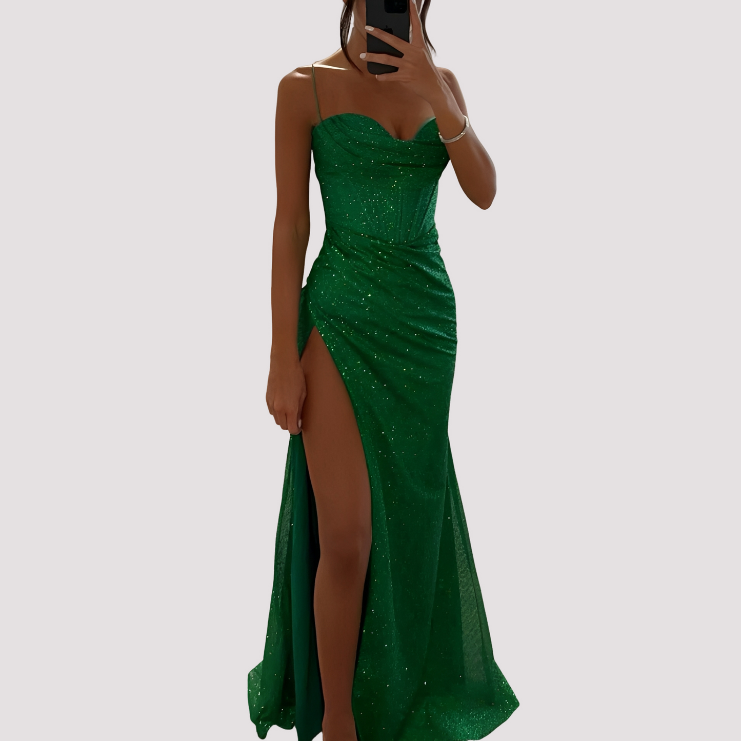 Bonnie - Edles Maxikleid mit Schlitz